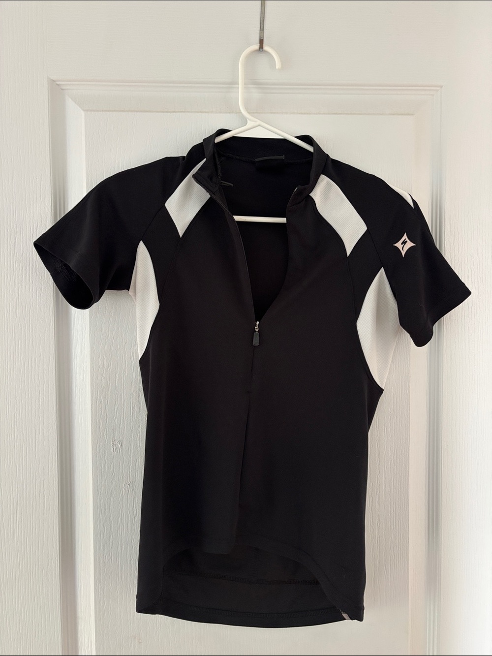 Specialized Black and White Short Sleeve Cycling Jersey